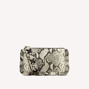 NWOT RED Valentino ROCK RUFFLES CLUTCH